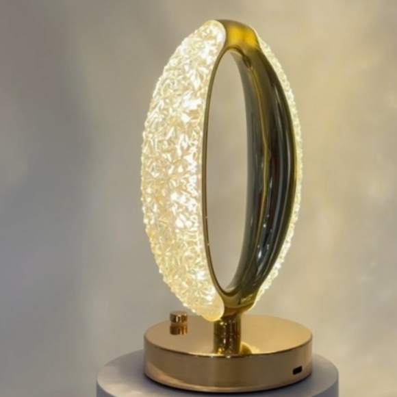 𝅺touch Control Crystal Table Lamp, 3 Color Changing Touch Contr… - Picture 11 of 12